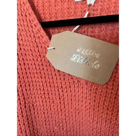 Listicle Knit Cable Sweater Dress NEW NWT - Picture 5 of 8